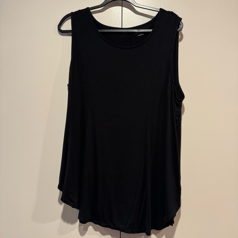 5/25 Women’s Plus Size Stretch Performance Tanktop in Black